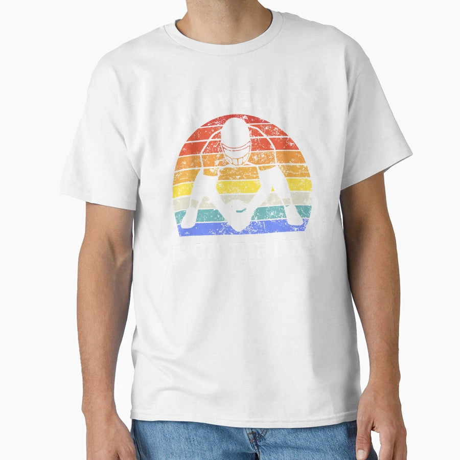 My Heart Is Line Football Offensive T-Shirt - Minimalist Print Men Women - T-Shirt, Sweatshirt, Hoodie