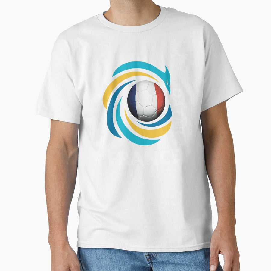 Football Soccer Team France Worldcup T-Shirt - Aesthetic Graphic for Adults - T-Shirt, Sweatshirt, Hoodie