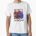 Football My Heart Is That Field Leopard T-Shirt - Minimalist Print Unisex - T-Shirt, Sweatshirt, Hoodie