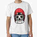 Skull American Football Sports T-Shirt - Minimalist Print Unisex - T-Shirt, Sweatshirt, Hoodie