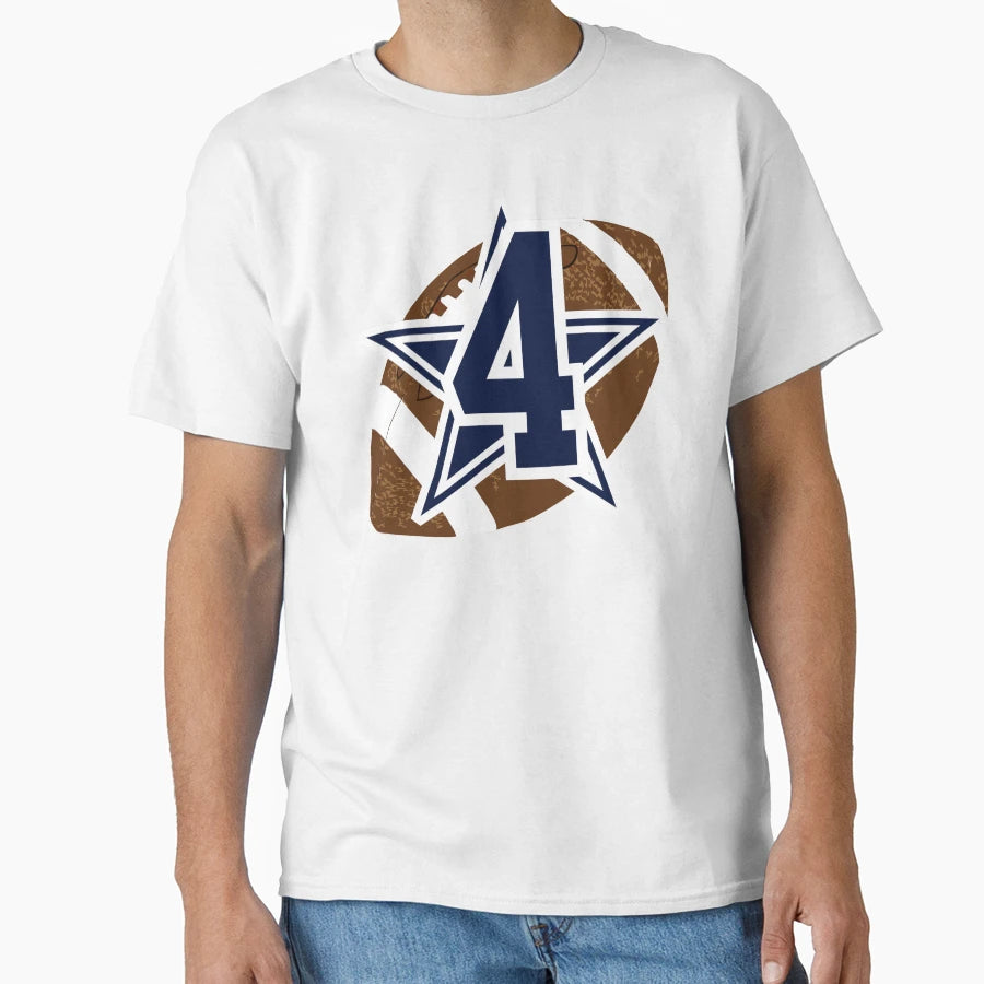 Dallas 4 Qb T-Shirt - Fun Novelty Design Men Women - T-Shirt, Sweatshirt, Hoodie