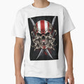 Austria Skull Roar Gothic Patriot T-Shirt - Custom Art Print for Adults - T-Shirt, Sweatshirt, Hoodie