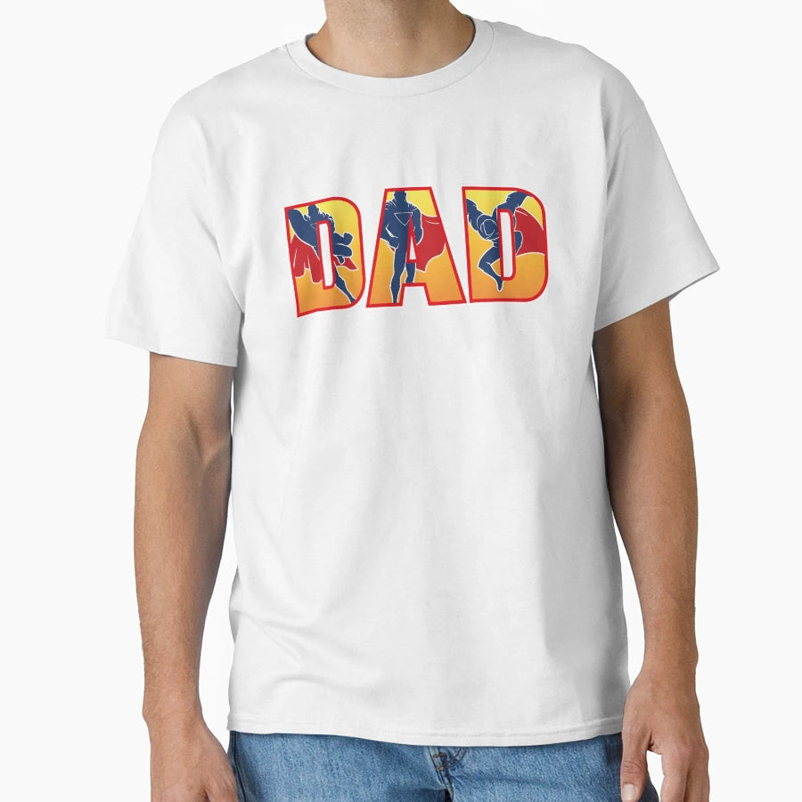Super Dad Fathers Day T-Shirt - Fun Novelty Design Men Women - T-Shirt, Sweatshirt, Hoodie