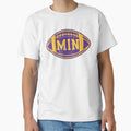 Minnesota Throwback Football T-Shirt - Custom Art Print Men Women - T-Shirt, Sweatshirt, Hoodie