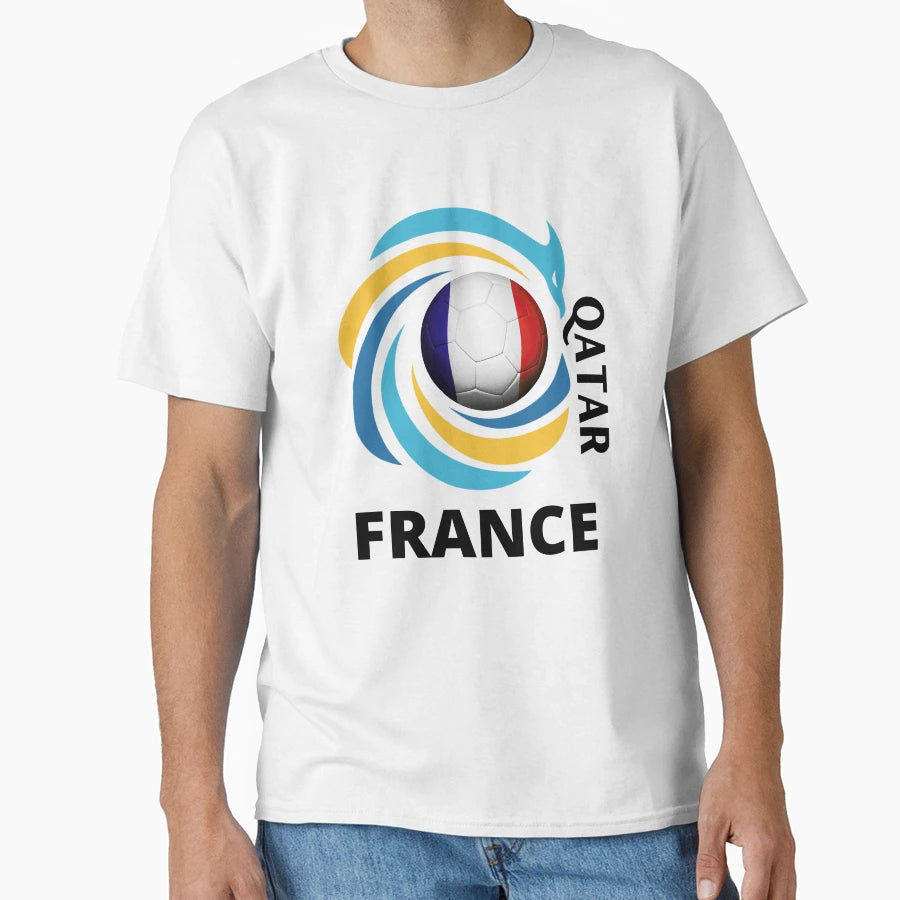 Qatar Football Soccer Team France T-Shirt - Trendy Graphic for Adults - T-Shirt, Sweatshirt, Hoodie