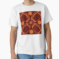 Football Maroon And Orange Pattern 1 T-Shirt - Graphic Print Men Women - T-Shirt, Sweatshirt, Hoodie