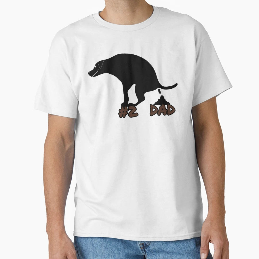 2 Dad Pooping Dog Gifts T-Shirt - Streetwear Style for Adults - T-Shirt, Sweatshirt, Hoodie