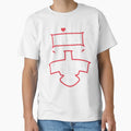 Womens I Love Big Sacks Tight Ends T-Shirt - Minimalist Print for Adults - T-Shirt, Sweatshirt, Hoodie