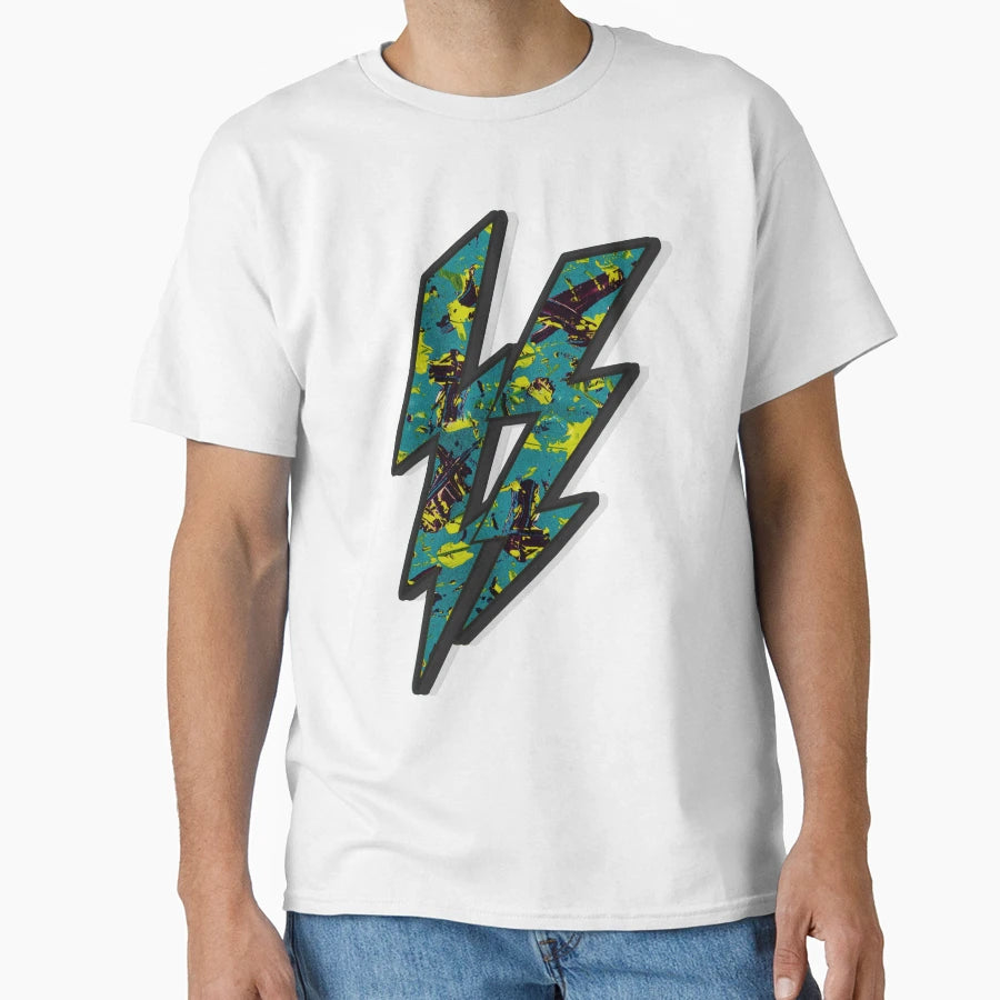 Neon Paint Black T-Shirt - Aesthetic Graphic for Adults - T-Shirt, Sweatshirt, Hoodie