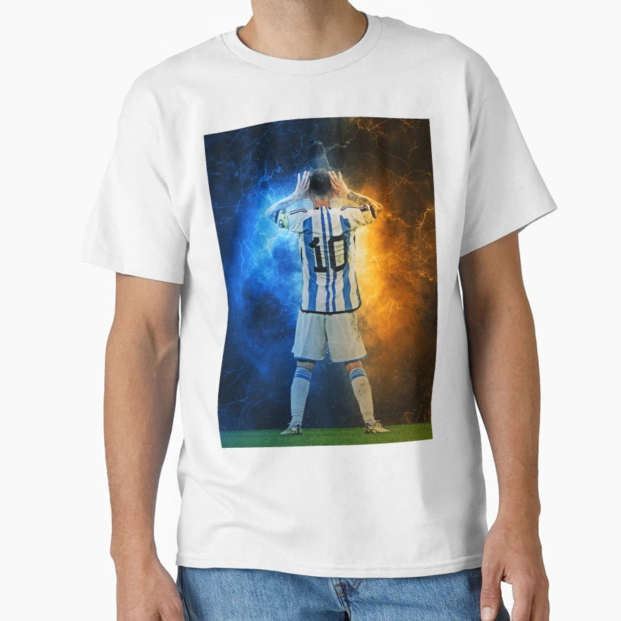 Lionel Messi New Goal Celebration T-Shirt - Unique Graphic for Adults - T-Shirt, Sweatshirt, Hoodie