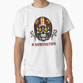 Washington Football Helmet Sugar Skull T-Shirt - Graphic Print Men Women - T-Shirt, Sweatshirt, Hoodie