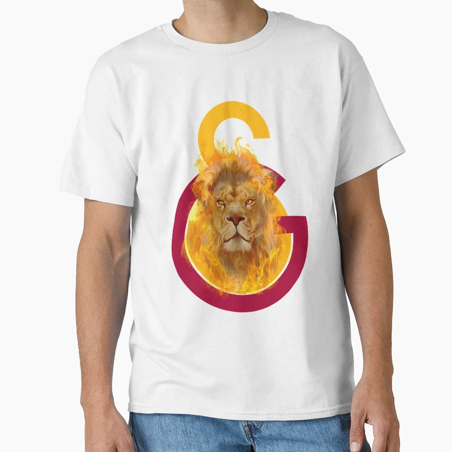 Galatasaray Aslan Fire T-Shirt - Novelty Apparel Men Women - T-Shirt, Sweatshirt, Hoodie