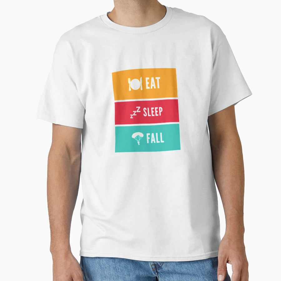 Eat Sleep Fall Repeat T-Shirt - Aesthetic Graphic Unisex - T-Shirt, Sweatshirt, Hoodie