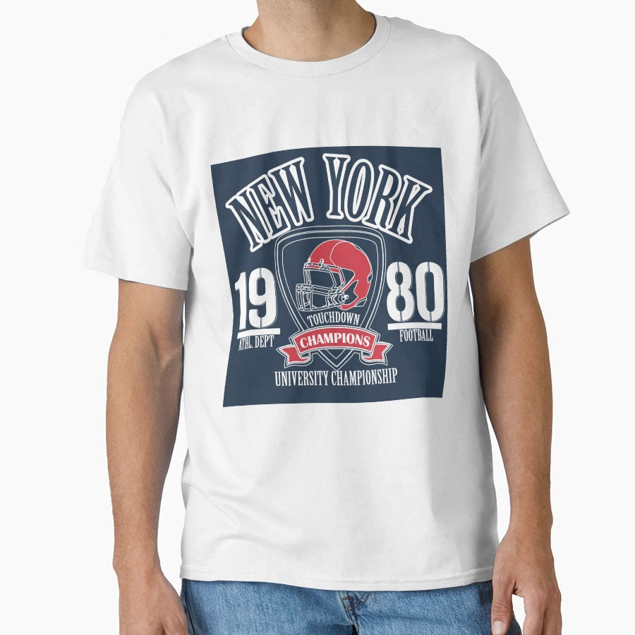 New York Touchdown T-Shirt - Unique Graphic for Adults - T-Shirt, Sweatshirt, Hoodie