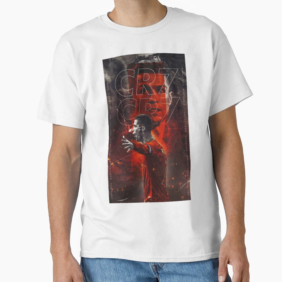 Cristiano Ronaldo Art T-Shirt - Fun Novelty Design for Adults - T-Shirt, Sweatshirt, Hoodie