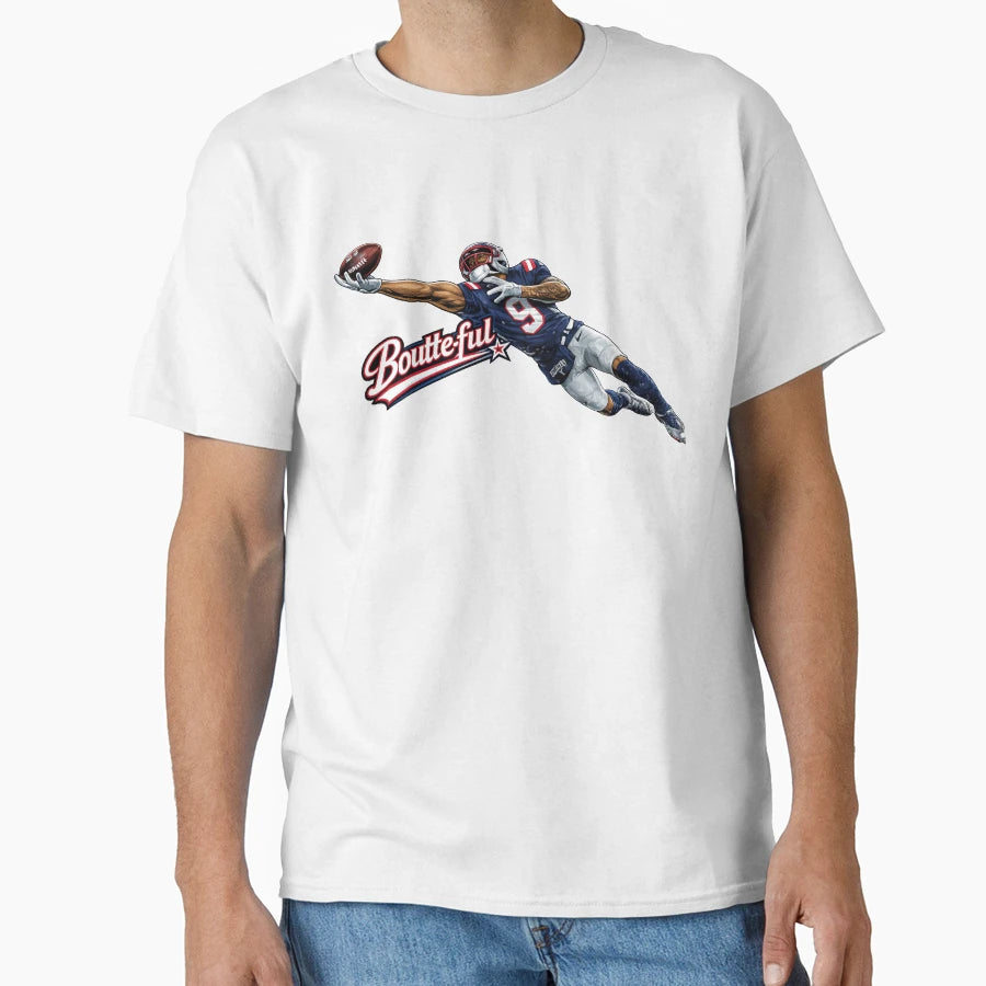Boutte Ful Catch Touchdown T-Shirt - Custom Art Print Unisex - T-Shirt, Sweatshirt, Hoodie