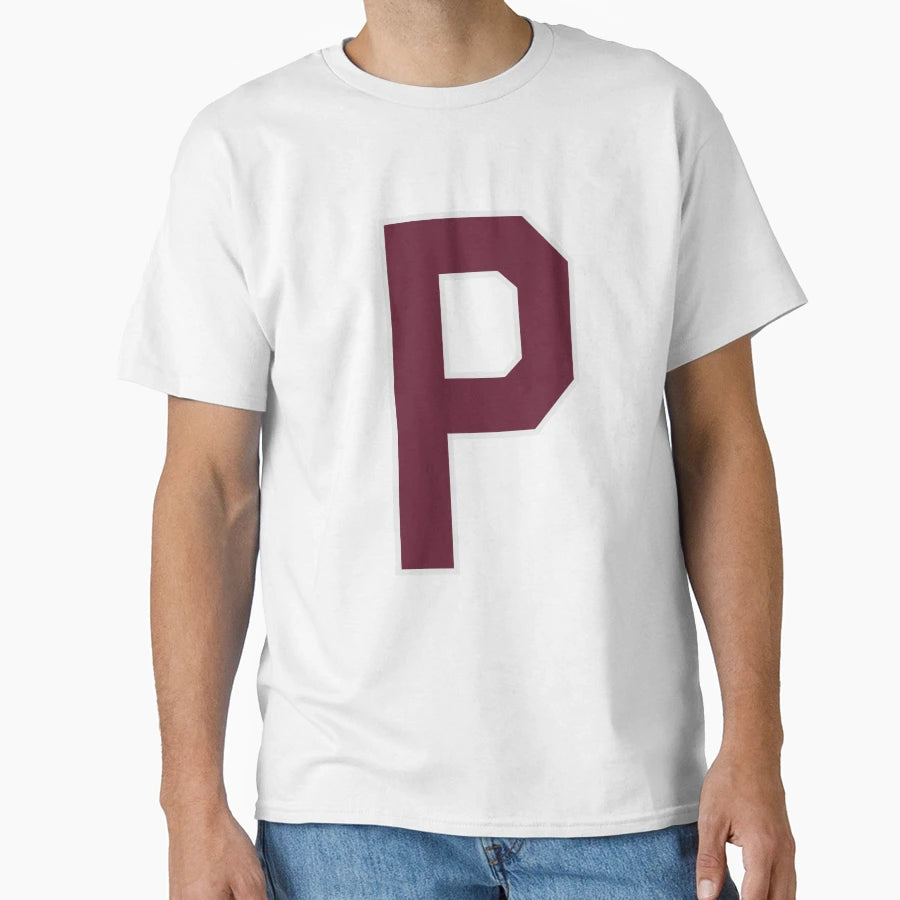 Letter P Bold Collegiate Font T-Shirt - Custom Art Print for Adults - T-Shirt, Sweatshirt, Hoodie