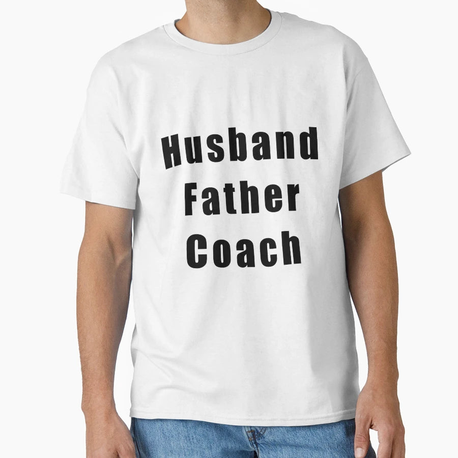 Husband Father Coach T-Shirt - Graphic Print for Adults - T-Shirt, Sweatshirt, Hoodie