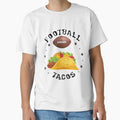 Football And Tacos T-Shirt - Graphic Print Men Women - T-Shirt, Sweatshirt, Hoodie
