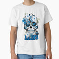Detroit Lions Scull T-Shirt - Aesthetic Graphic for Adults - T-Shirt, Sweatshirt, Hoodie