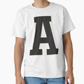 Letter T-Shirt - Aesthetic Graphic Unisex - T-Shirt, Sweatshirt, Hoodie