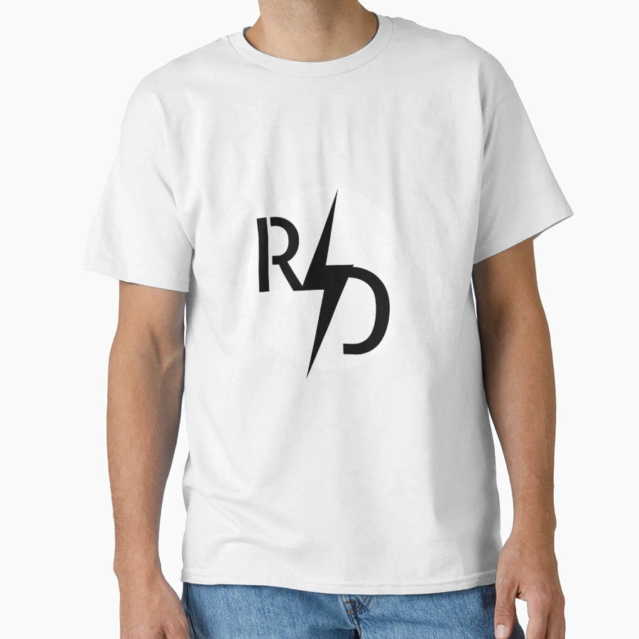 R D Lightning Bolt Logo T-Shirt - Fun Novelty Design for Adults - T-Shirt, Sweatshirt, Hoodie