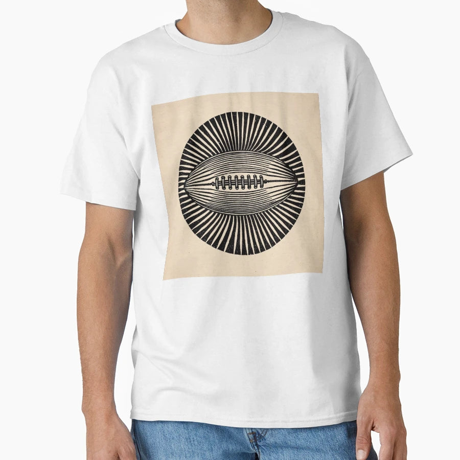 Abstract Football T-Shirt - Fun Novelty Design for Adults - T-Shirt, Sweatshirt, Hoodie