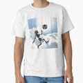 Skeleton Playing Football T-Shirt - Fun Novelty Design Men Women - T-Shirt, Sweatshirt, Hoodie