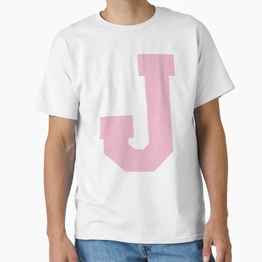 Alphabet Rose J Sports Letter J T-Shirt - Novelty Apparel Men Women - T-Shirt, Sweatshirt, Hoodie