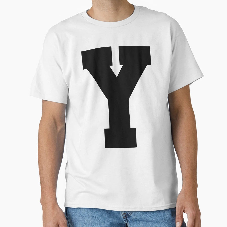 Alphabet Black Y Sports Letter Y T-Shirt - Novelty Apparel Men Women - T-Shirt, Sweatshirt, Hoodie