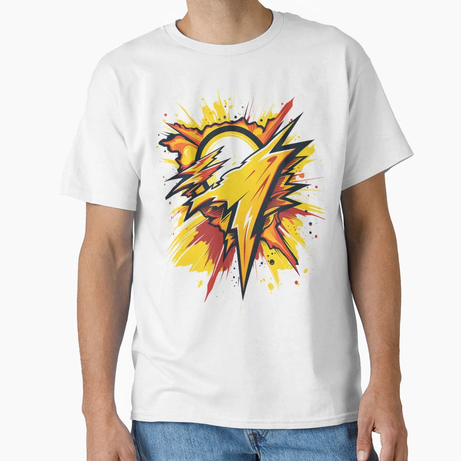 Thunder Inspired Minimalist Art T-Shirt - Trendy Graphic Men Women - T-Shirt, Sweatshirt, Hoodie