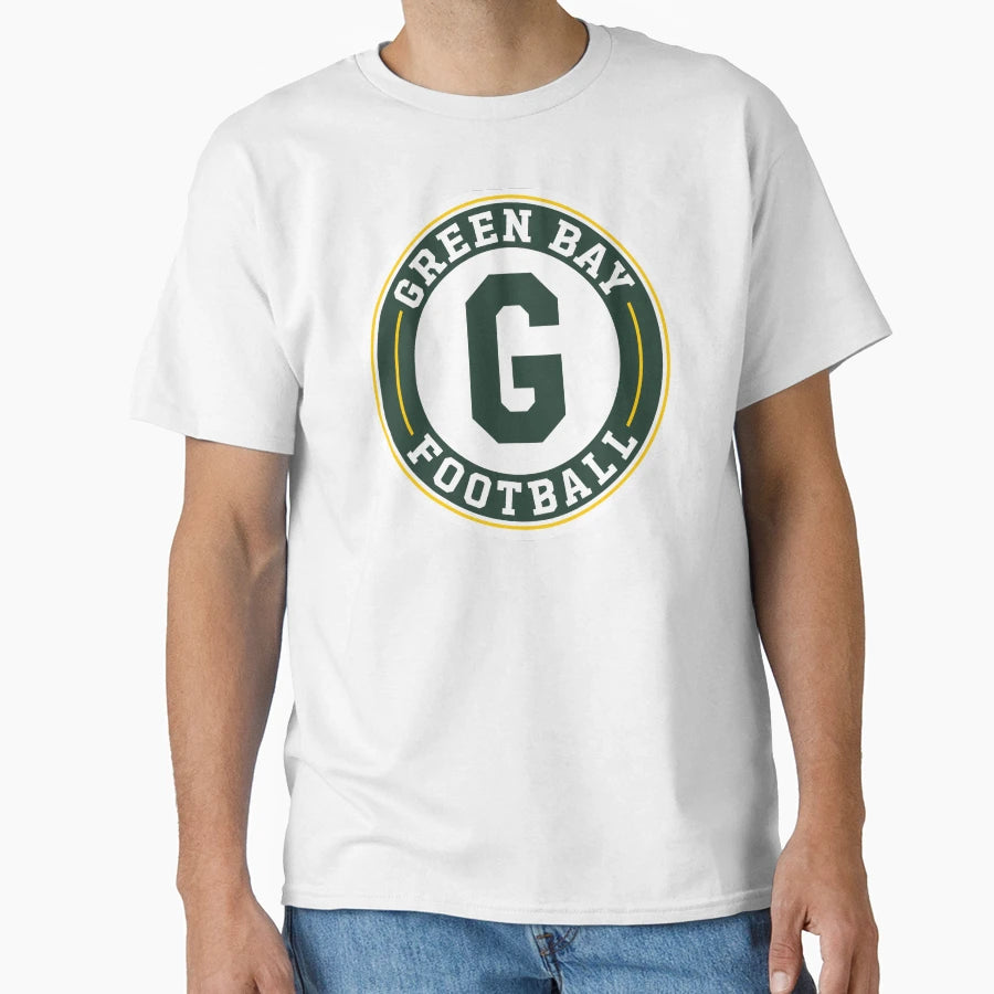 Colors Wisconsin Football Badge T-Shirt - Casual Everyday Wear Men Women - T-Shirt, Sweatshirt, Hoodie