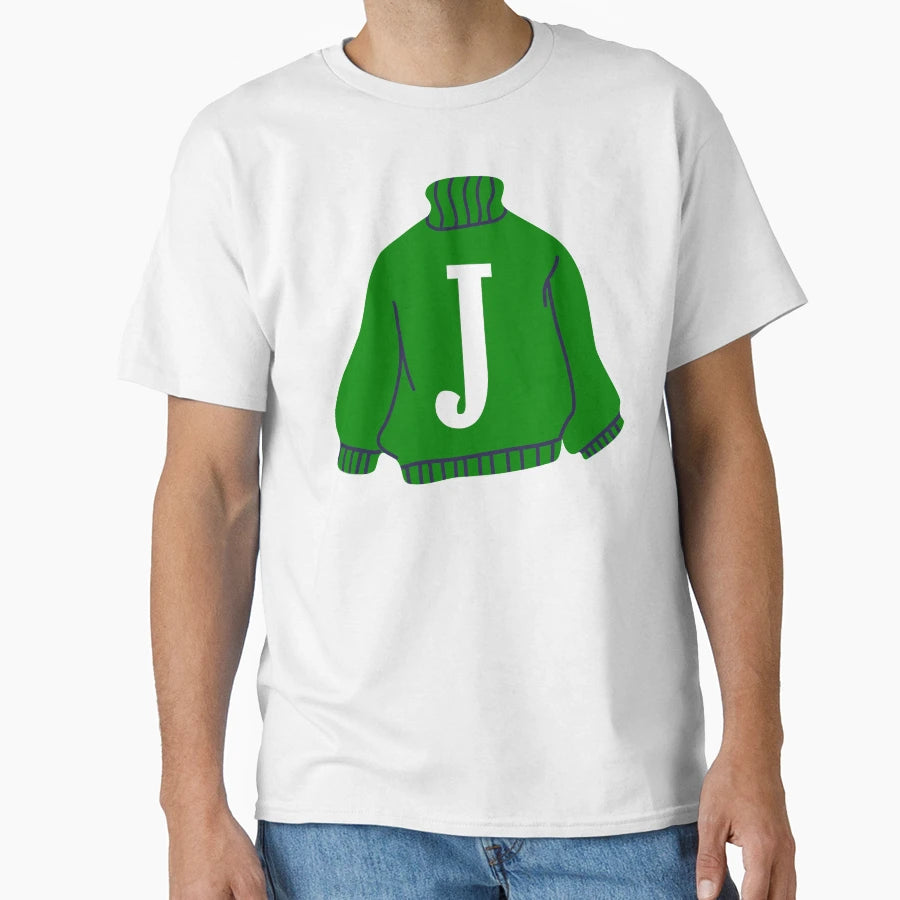Letter T-Shirt - Minimalist Print for Adults - T-Shirt, Sweatshirt, Hoodie