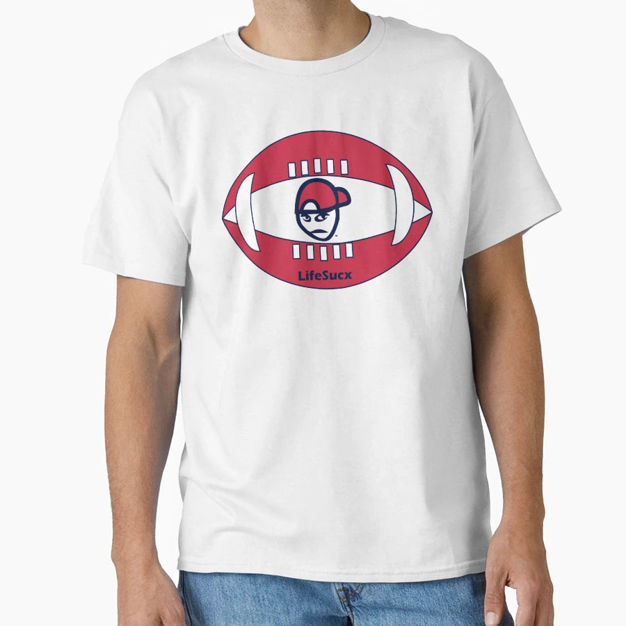 Houston Texans Colors Lifesucx Angry Guy T-Shirt - Streetwear Style Unisex - T-Shirt, Sweatshirt, Hoodie
