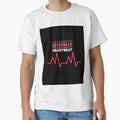 Heartbeat Frequency T-Shirt - Aesthetic Graphic Men Women - T-Shirt, Sweatshirt, Hoodie