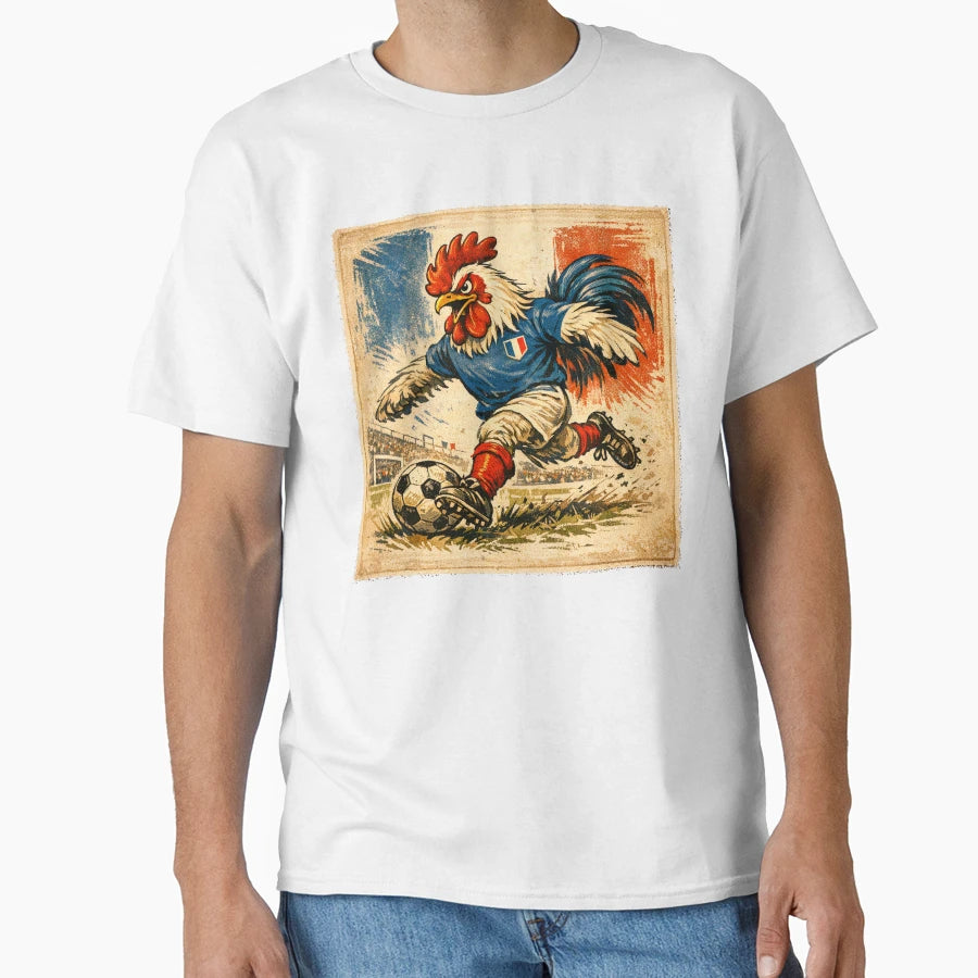 France Soccer Supporter T-Shirt - Custom Art Print Men Women - T-Shirt, Sweatshirt, Hoodie