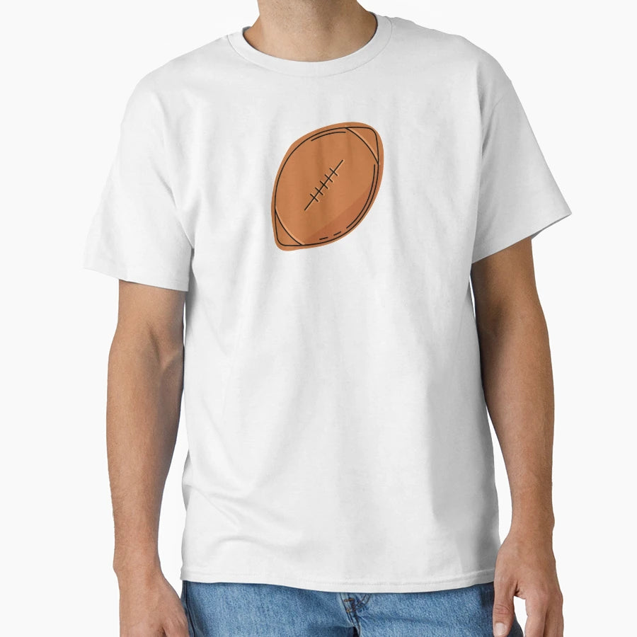 Football T-Shirt - Minimalist Print Men Women - T-Shirt, Sweatshirt, Hoodie