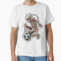 Soccer Skeleton Halloween Soccer Player T-Shirt - Custom Art Print Unisex - T-Shirt, Sweatshirt, Hoodie