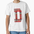 Letter D Capital Alphabet T-Shirt - Minimalist Print Men Women - T-Shirt, Sweatshirt, Hoodie