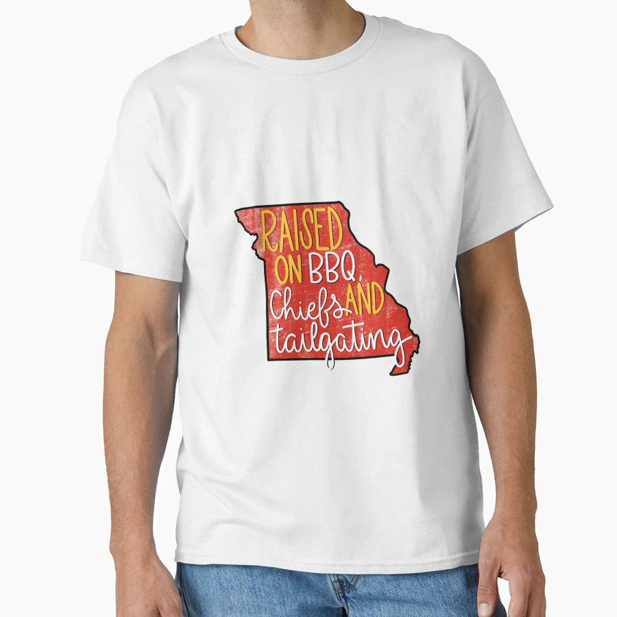 Kansas City Raised T-Shirt - Minimalist Print Unisex - T-Shirt, Sweatshirt, Hoodie
