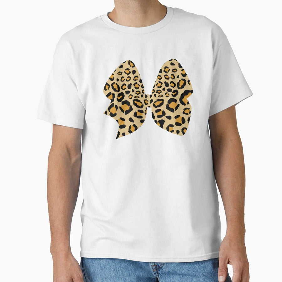 Sweet And Sassy Big Cheetah Bow T-Shirt - Streetwear Style for Adults - T-Shirt, Sweatshirt, Hoodie