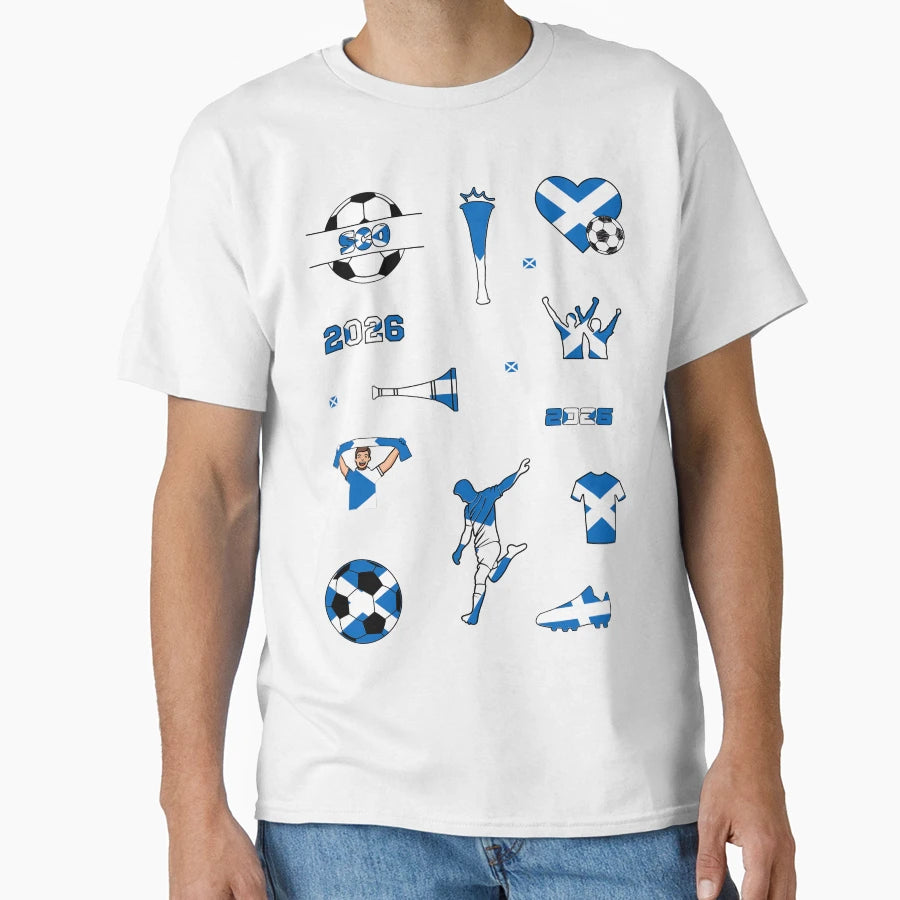 Scotland 2026 Soccer Collection T-Shirt - Novelty Apparel Unisex - T-Shirt, Sweatshirt, Hoodie