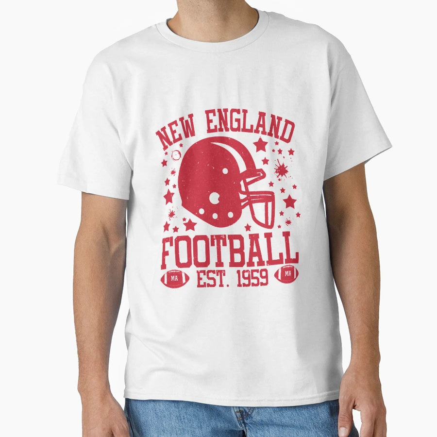 New England Patriots T-Shirt - Minimalist Print Men Women - T-Shirt, Sweatshirt, Hoodie