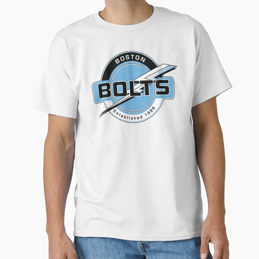 Boston Bolts Logo Usl T-Shirt - Aesthetic Graphic Men Women - T-Shirt, Sweatshirt, Hoodie