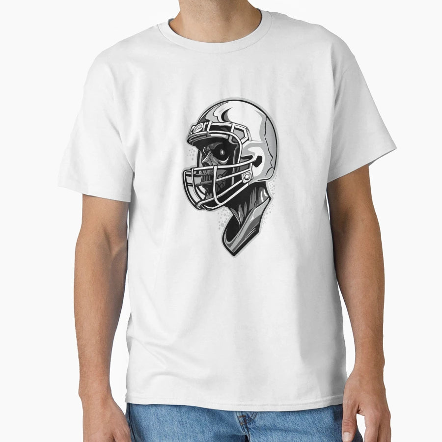 Football Skull Bold Gridiron T-Shirt - Trendy Graphic Unisex - T-Shirt, Sweatshirt, Hoodie