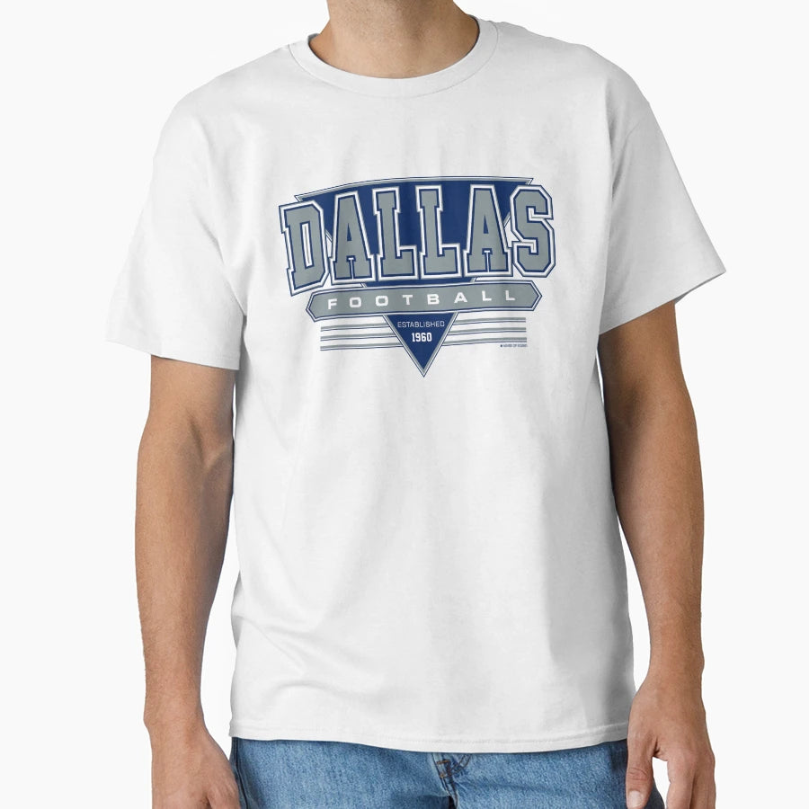 Dallas Football Cowboys Inspired 90S T-Shirt - Graphic Print for Adults - T-Shirt, Sweatshirt, Hoodie