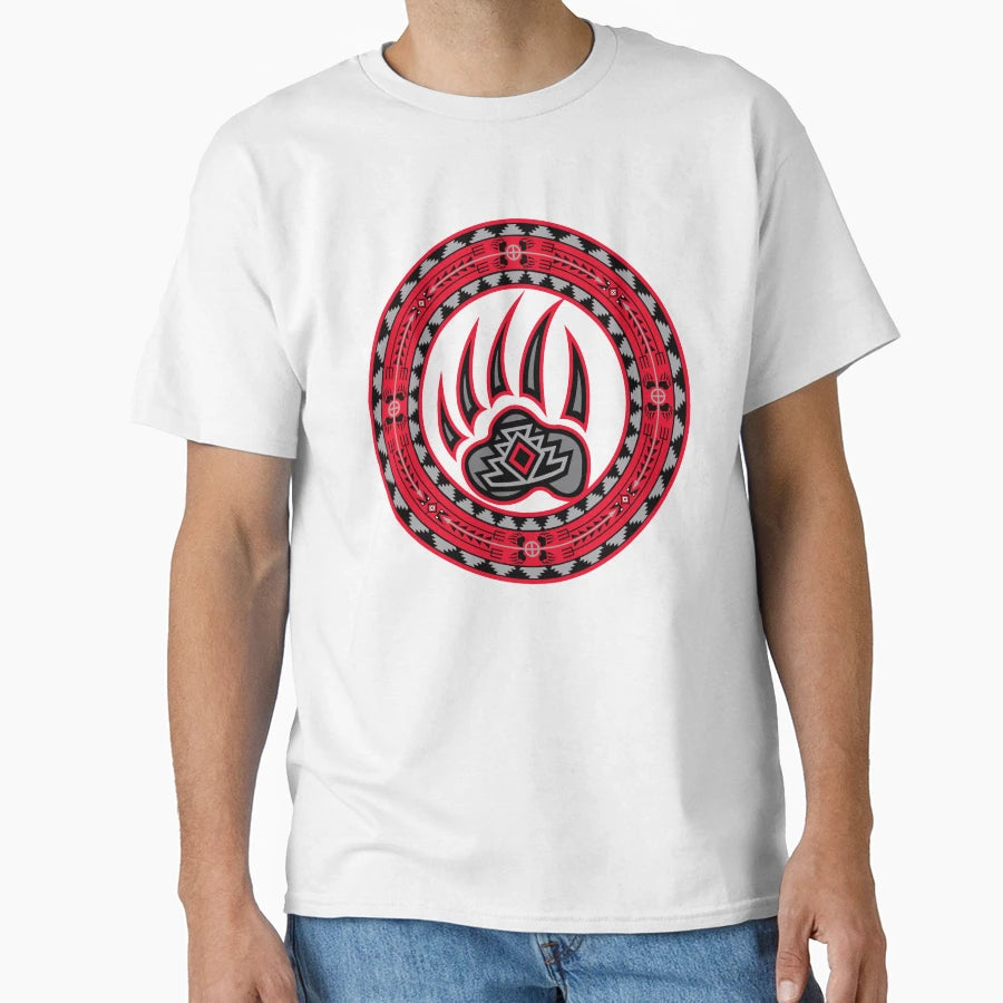 Bear Spirit Red T-Shirt - Unique Graphic Unisex - T-Shirt, Sweatshirt, Hoodie