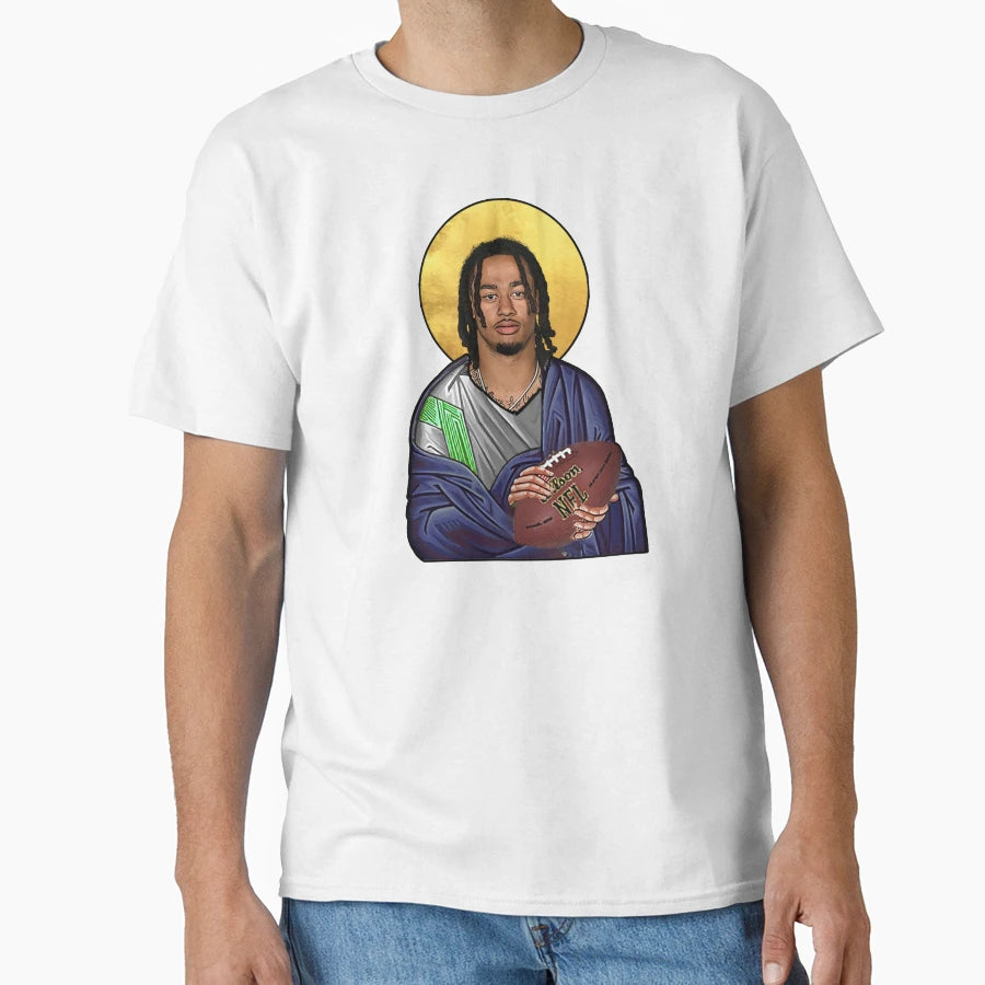 Saint Jaxon Smith Njigba Seattle T-Shirt - Casual Everyday Wear Unisex - T-Shirt, Sweatshirt, Hoodie