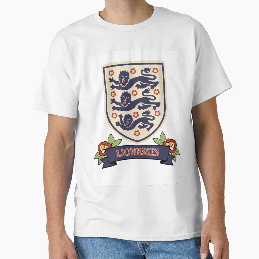 Womens England Football Club T-Shirt - Unique Graphic Men Women - T-Shirt, Sweatshirt, Hoodie