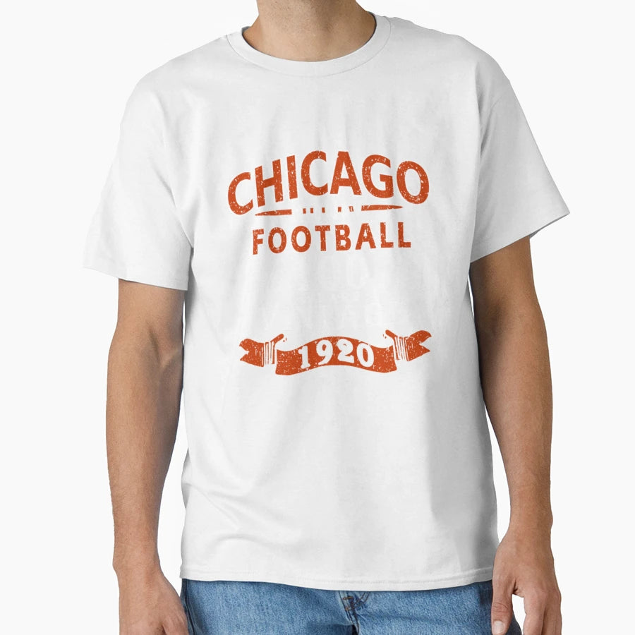 Chicago Pro Football 100 Seasons T-Shirt - Casual Everyday Wear Men Women - T-Shirt, Sweatshirt, Hoodie